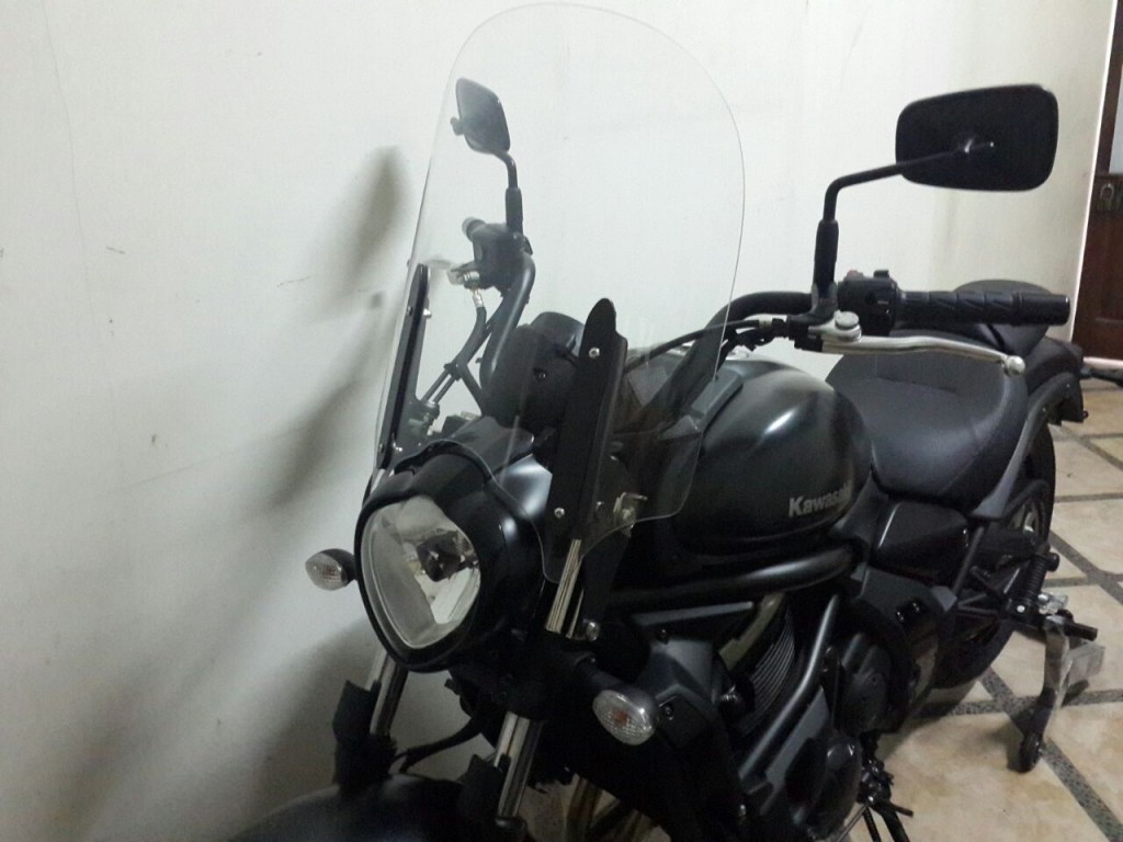 Apalagi kalau pakai windscreen jadi lebih gagah